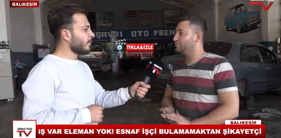 İŞ VAR ELEMAN YOK! ESNAF İŞÇİ BULAMAMAKTAN ŞİKAYETÇİ 2