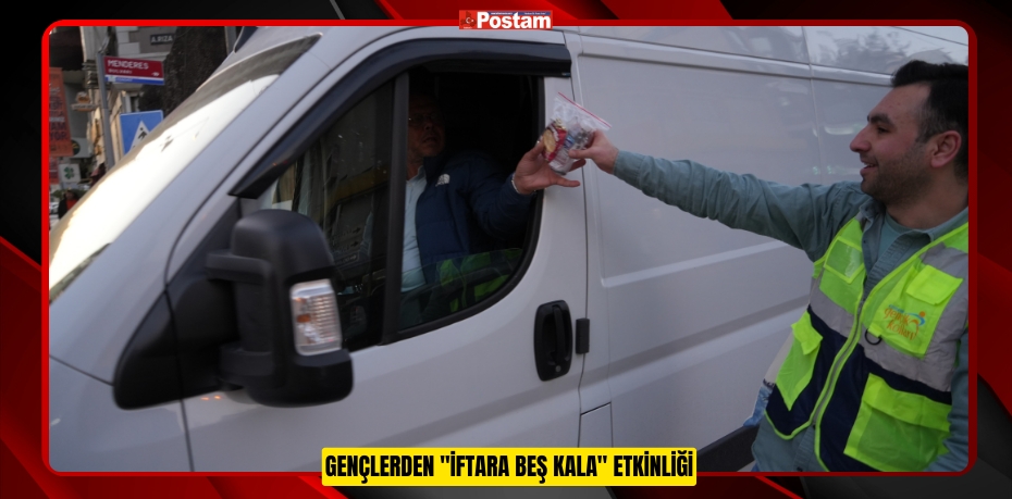 Gençlerden &quot;İftara Beş Kala&quot; etkinliği  