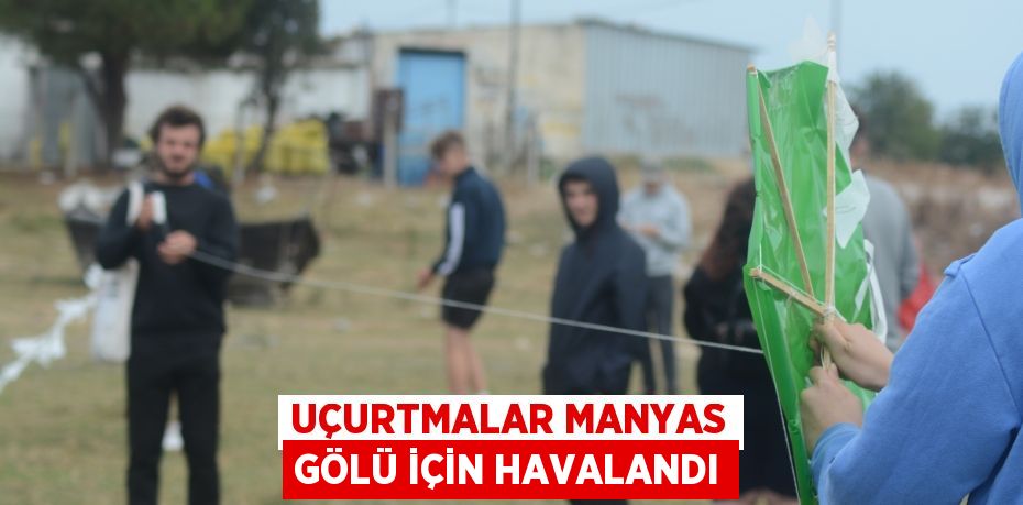 Uçurtmalar Manyas Gölü için havalandı