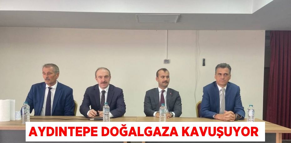 AYDINTEPE DOĞALGAZA KAVUŞUYOR