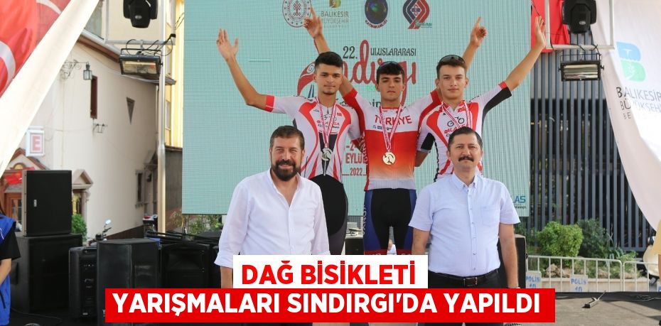 Dağ Bisikleti yarışmaları Sındırgı’da yapıldı