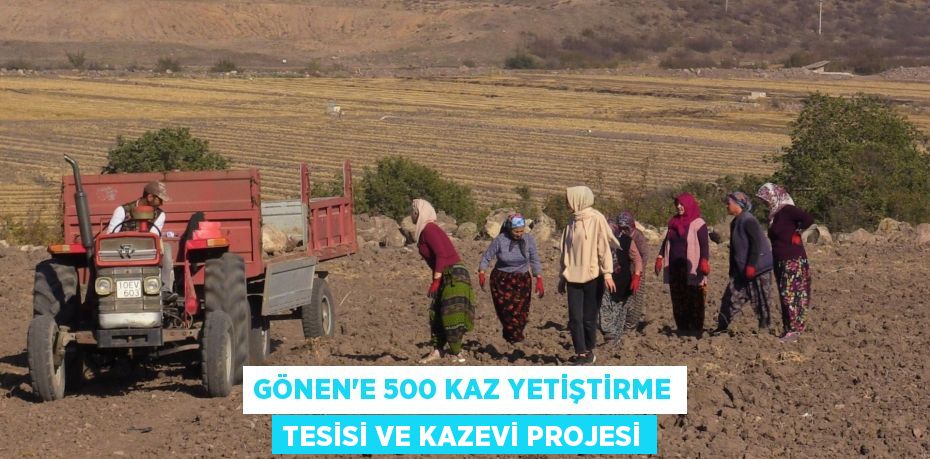 GÖNEN’E 500 KAZ YETİŞTİRME TESİSİ VE KAZEVİ PROJESİ