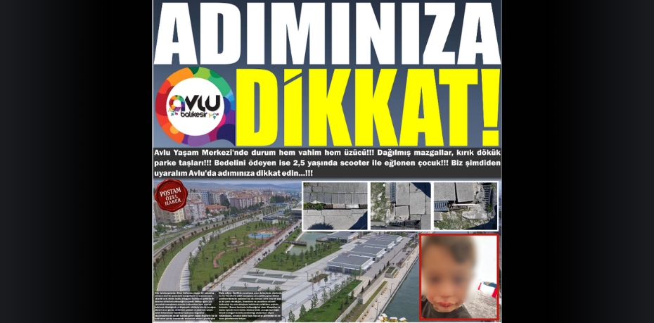 ADIMINIZA DİKKAT!