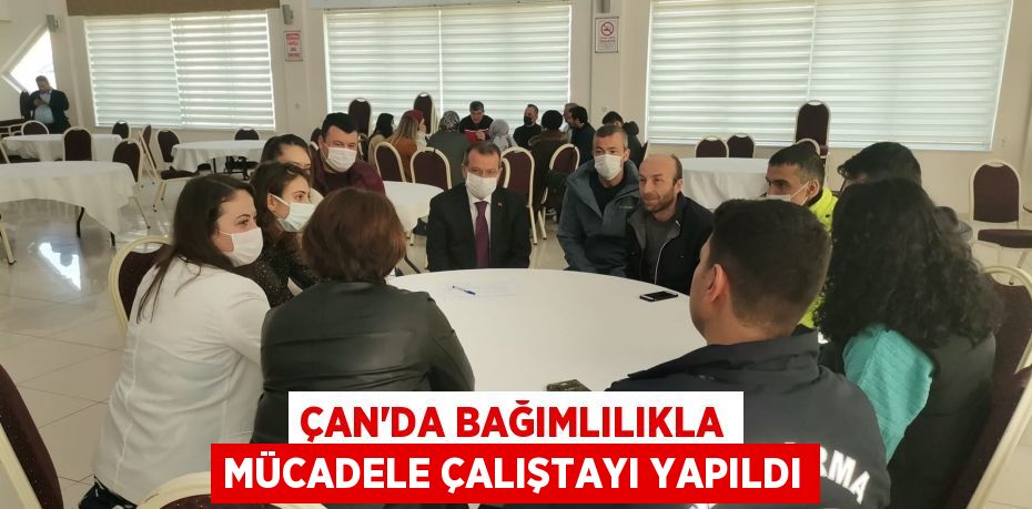 Çan’da bağımlılıkla mücadele çalıştayı yapıldı