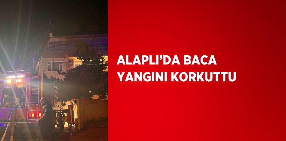 ALAPLI’DA BACA YANGINI KORKUTTU