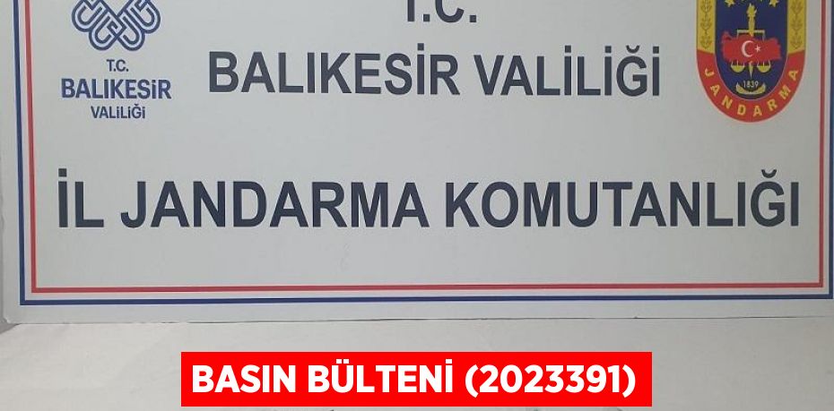 Basın Bülteni (2023391)