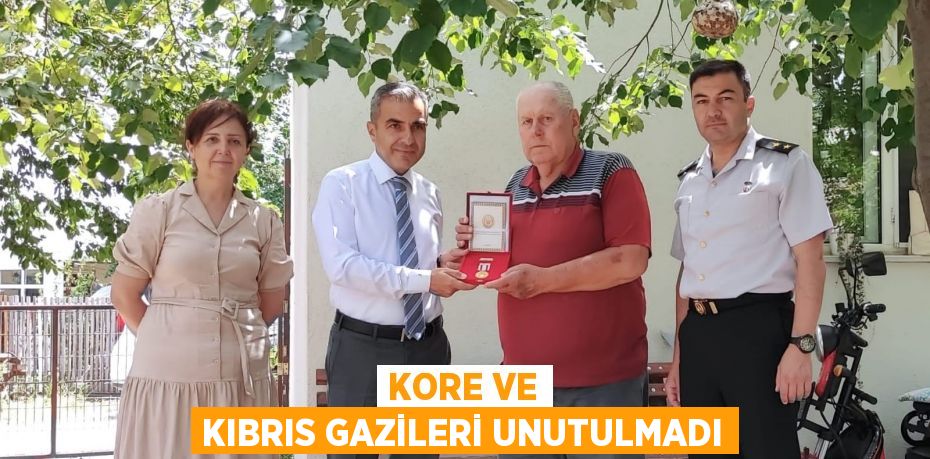 Kore ve Kıbrıs gazileri unutulmadı