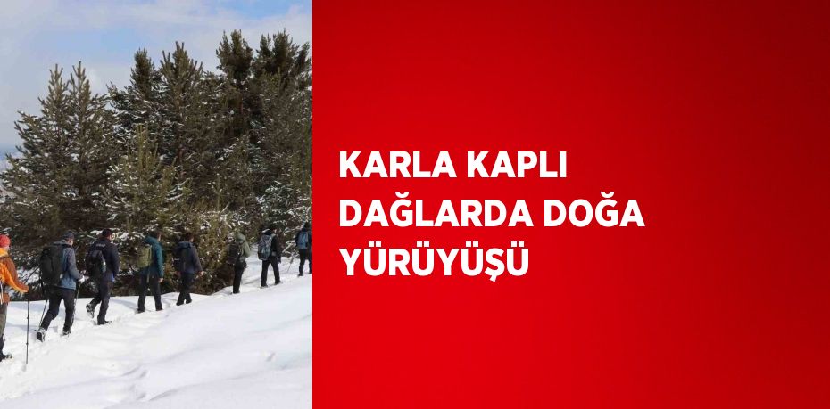 KARLA KAPLI DAĞLARDA DOĞA YÜRÜYÜŞÜ