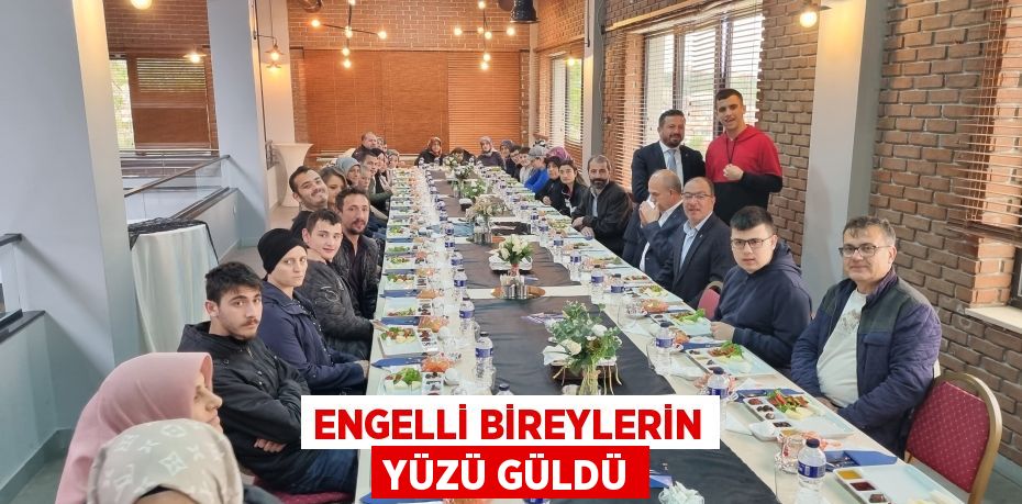 Engelli bireylerin yüzü güldü