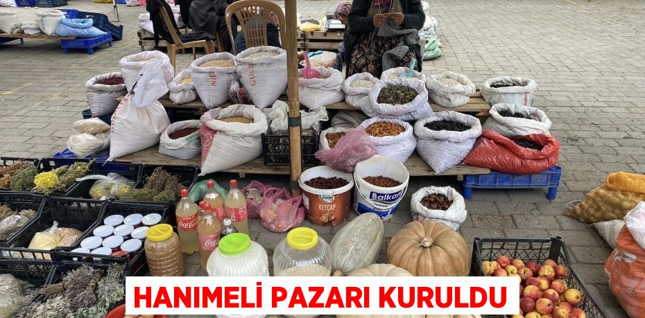 HANIMELİ PAZARI KURULDU