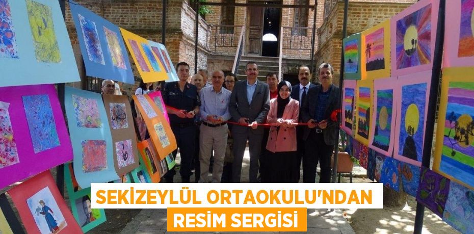 SEKİZEYLÜL ORTAOKULU'NDAN RESİM SERGİSİ