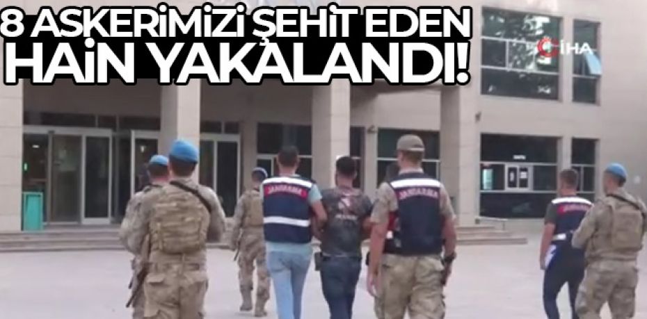 8 askerin katil zanlısı PKK-KCK'lı terörist tutuklandı