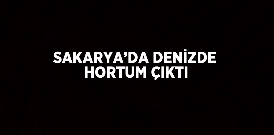 SAKARYA’DA DENİZDE HORTUM ÇIKTI