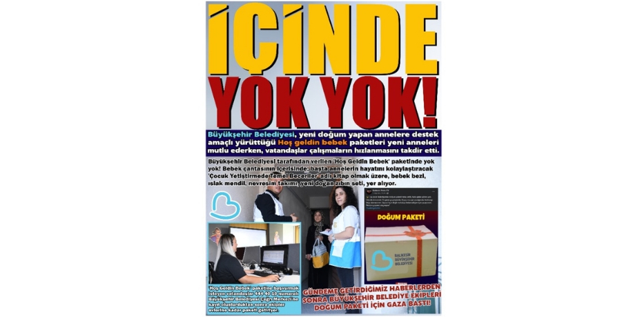 İÇİNDE YOK YOK!