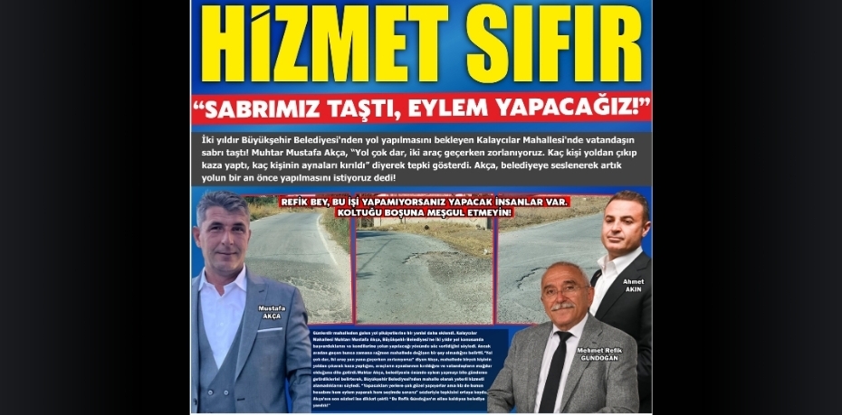 HİZMET SIFIR
