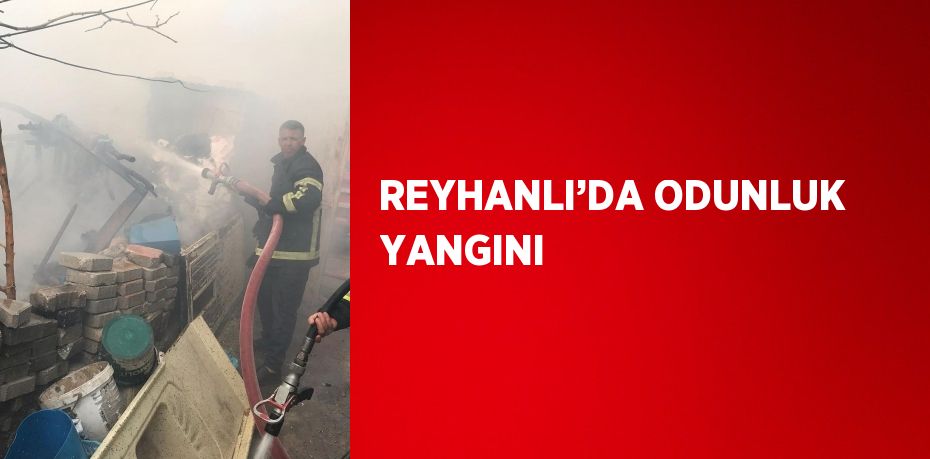 REYHANLI’DA ODUNLUK YANGINI