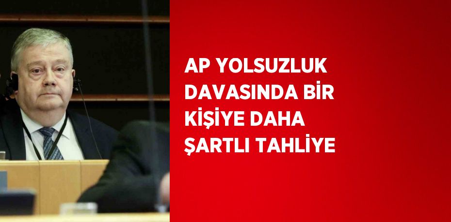 AP YOLSUZLUK DAVASINDA BİR KİŞİYE DAHA ŞARTLI TAHLİYE