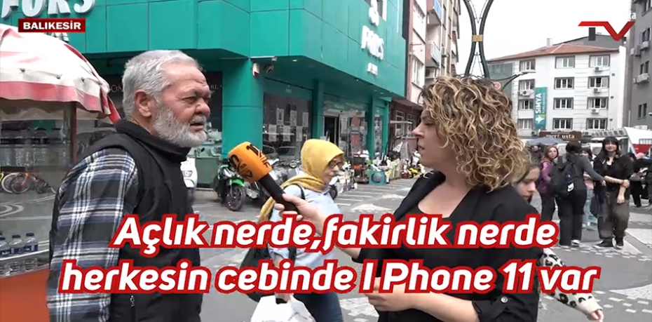 "Herkesin elinde I Phone 11 var"