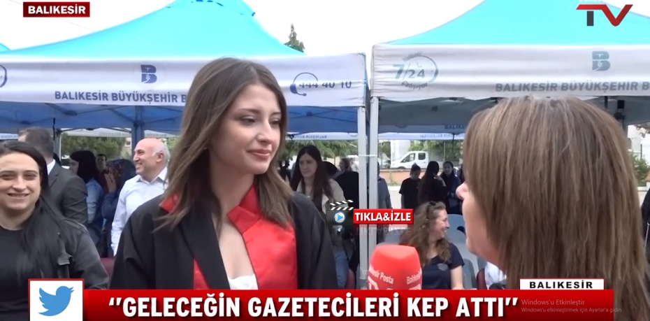 ''GELECEĞİN GAZETECİLERİ KEP ATTI''