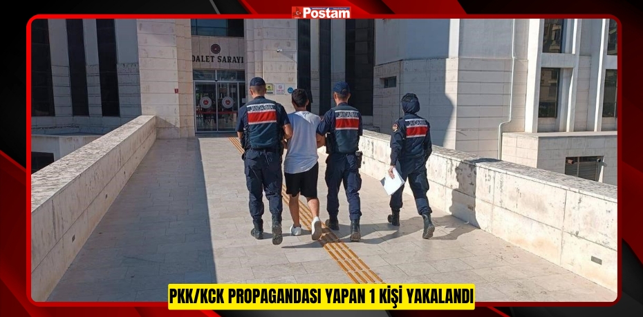 PKK/KCK propagandası yapan 1 kişi yakalandı