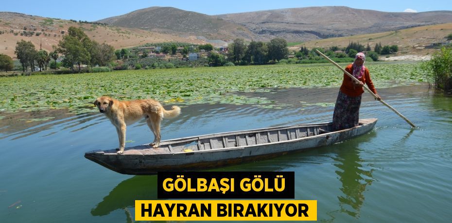 Gölbaşı Gölü hayran bırakıyor