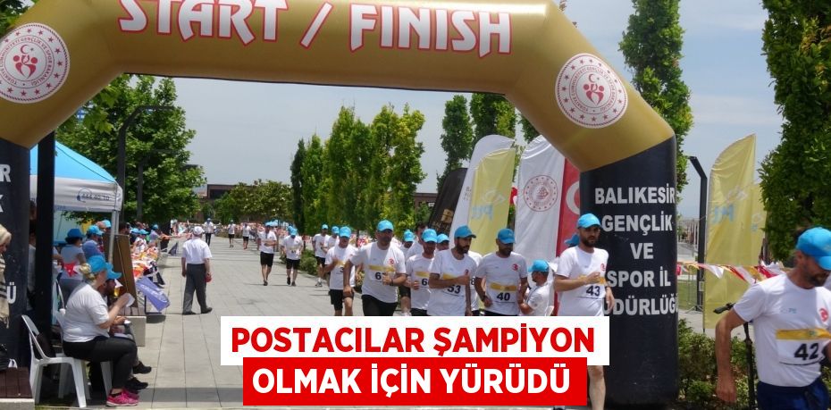 Postacılar şampiyon olmak için yürüdü