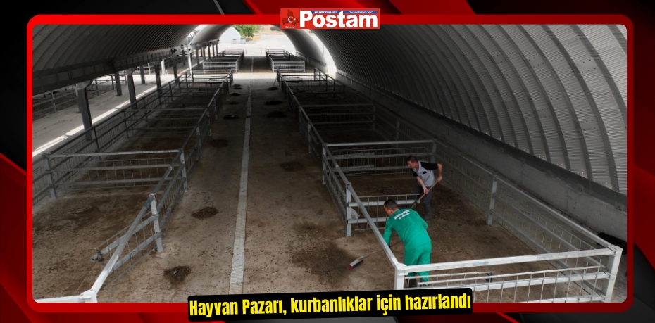 Hayvan Pazarı, kurbanlıklar için hazırlandı