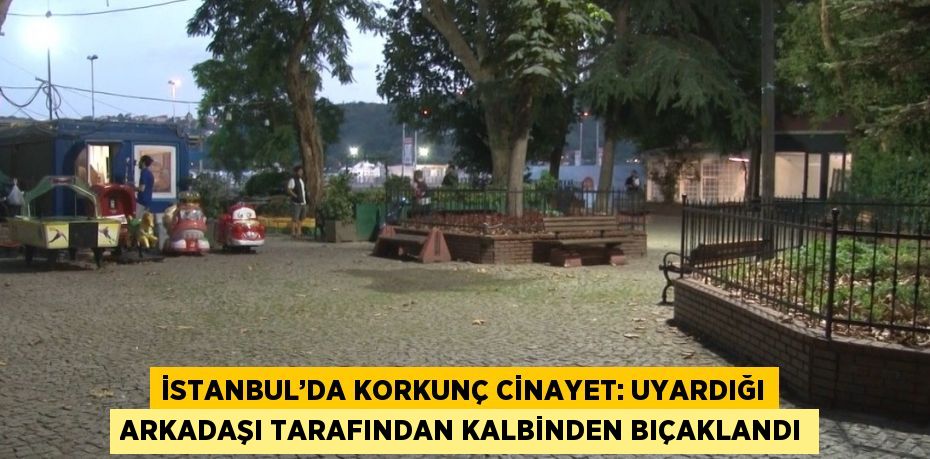 İSTANBUL’DA KORKUNÇ CİNAYET: UYARDIĞI ARKADAŞI TARAFINDAN KALBİNDEN BIÇAKLANDI