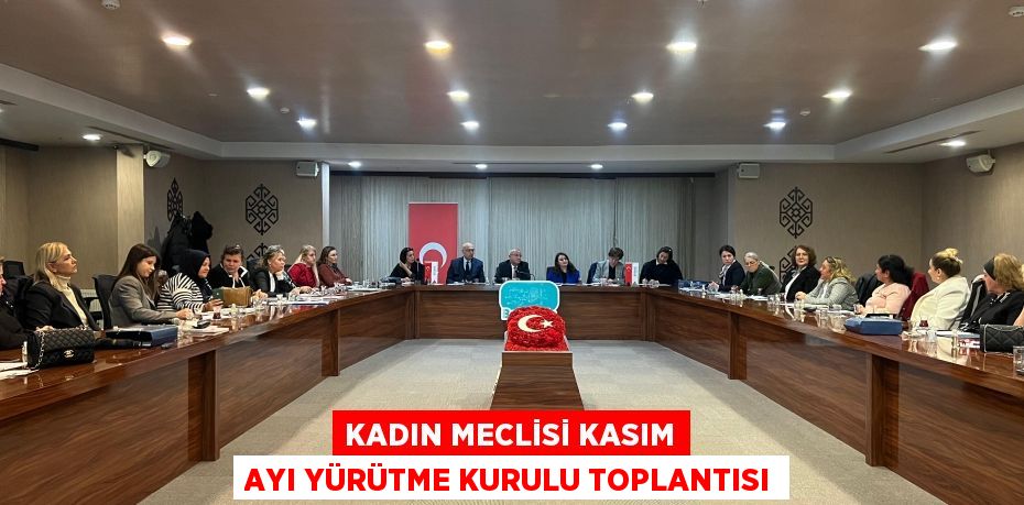 Kadın Meclisi Kasım Ayı Yürütme Kurulu Toplantısı