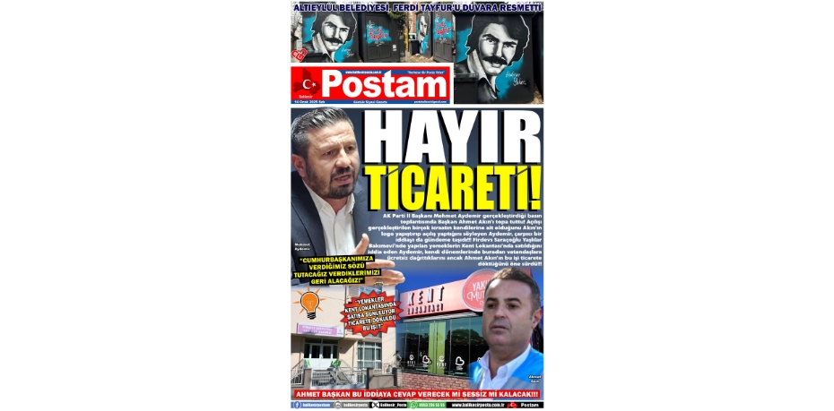 HAYIR TİCARETİ!