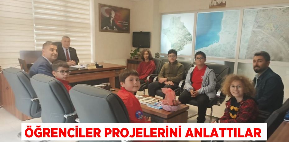 Öğrenciler projelerini anlattılar