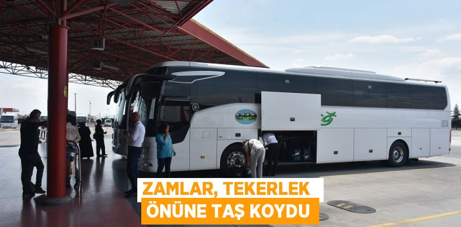 ZAMLAR, TEKERLEK  ÖNÜNE TAŞ KOYDU