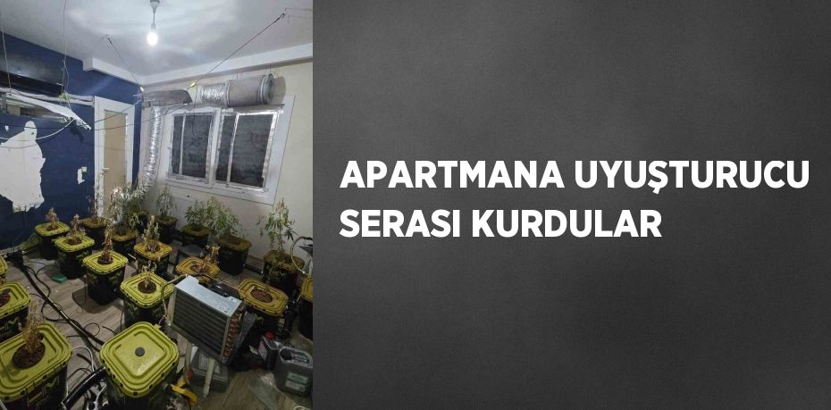 APARTMANA UYUŞTURUCU SERASI KURDULAR