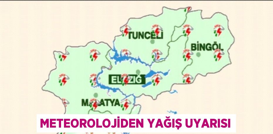 METEOROLOJİDEN YAĞIŞ UYARISI