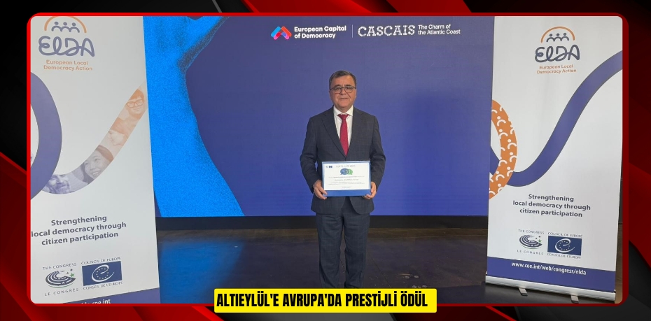 Altıeylül'e Avrupa'da prestijli ödül  