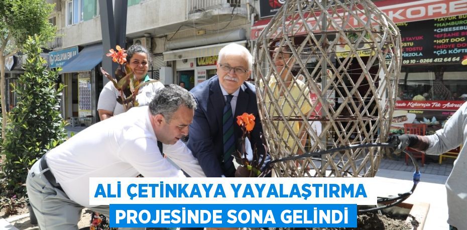 ALİ ÇETİNKAYA YAYALAŞTIRMA PROJESİNDE SONA GELİNDİ