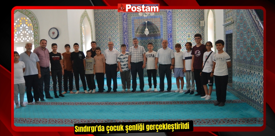 Sındırgı'da çocuk şenliği gerçekleştirildi  