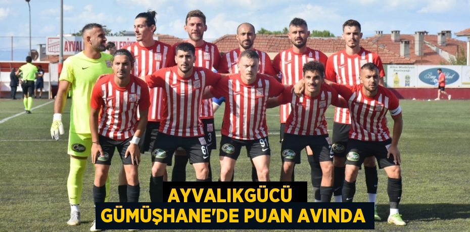 AYVALIKGÜCÜ  GÜMÜŞHANE’DE PUAN AVINDA