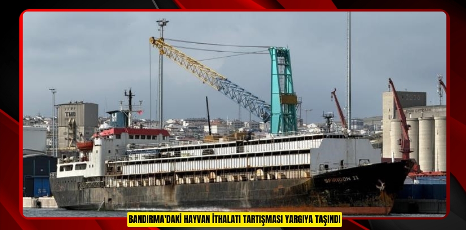 Bandırma'daki hayvan ithalatı tartışması yargıya taşındı