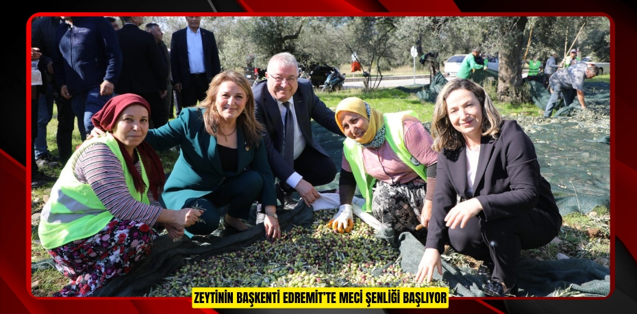 ZEYTİNİN BAŞKENTİ EDREMİT’TE MECİ ŞENLİĞİ BAŞLIYOR