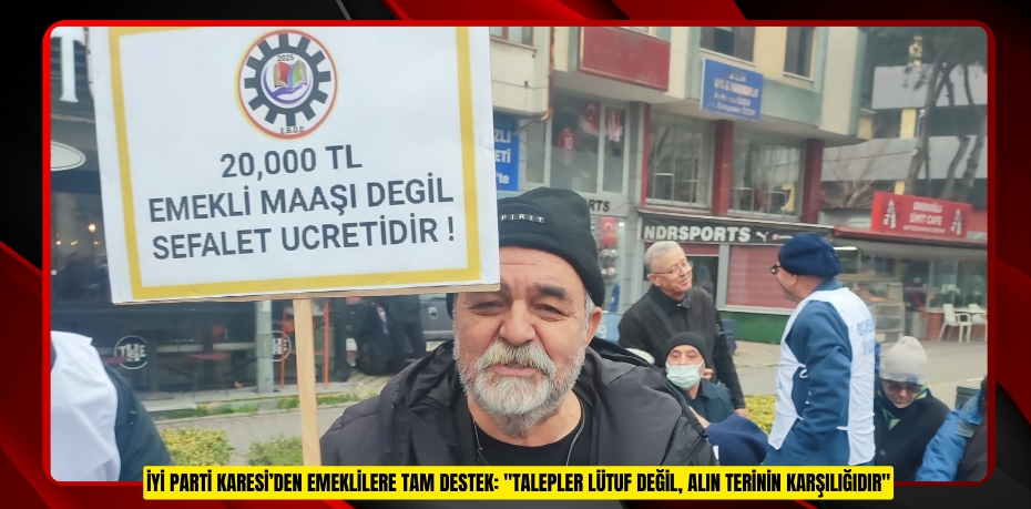 İYİ PARTİ KARESİ İLÇE BAŞKANI CAHİT CAN TEKİN’DEN MİRAÇ KANDİLİ MESAJI