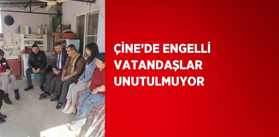 ÇİNE’DE ENGELLİ VATANDAŞLAR UNUTULMUYOR