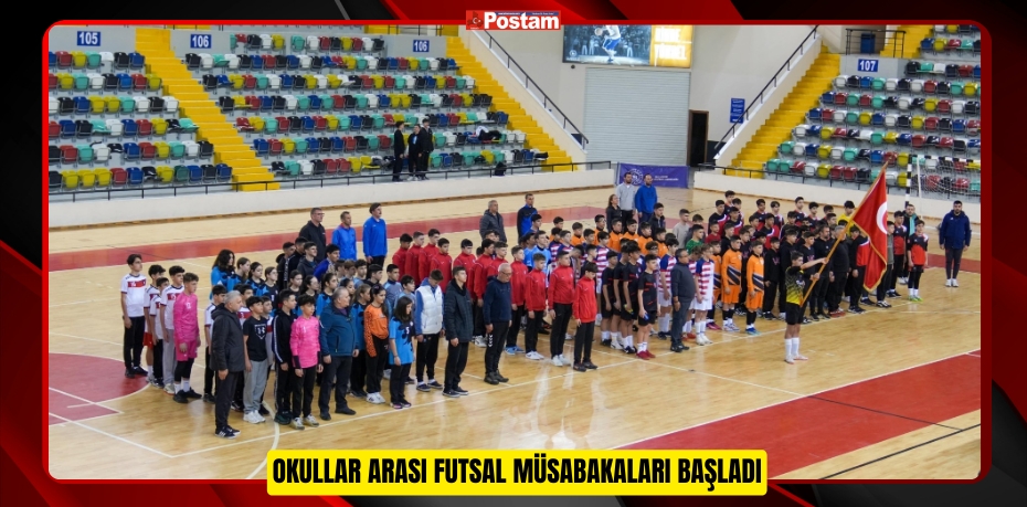 Okullar arası futsal müsabakaları başladı  