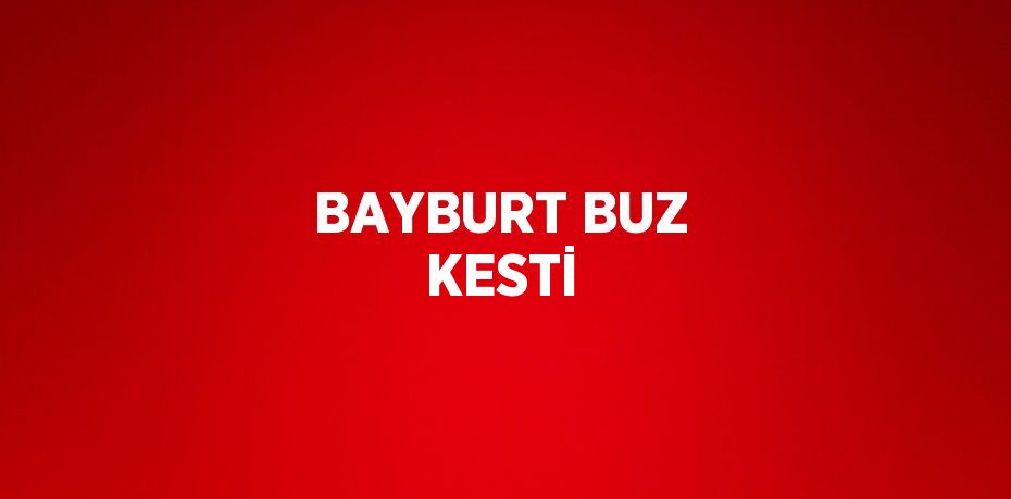 BAYBURT BUZ KESTİ