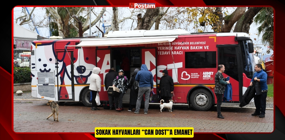 SOKAK HAYVANLARI “CAN DOST”A EMANET