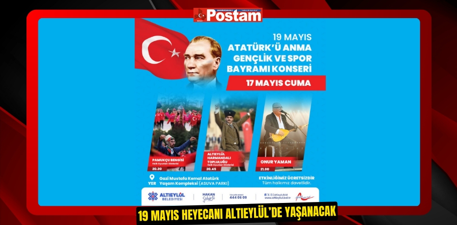 19 Mayıs heyecanı Altıeylül’de yaşanacak