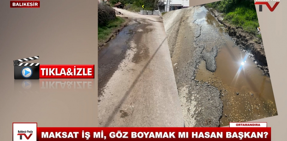 Maksat iş mi, göz boyamak mı Hasan Başkan?