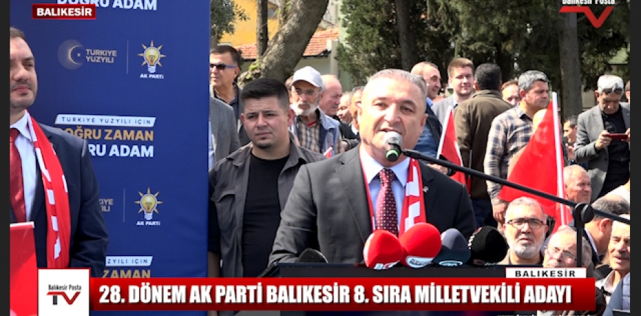 AK PARTİ 8. SIRA MİLLETVEKİLİ ADAYI EŞREF USLU ADAY TANITIM PROGRAMINDA KONUŞTU.