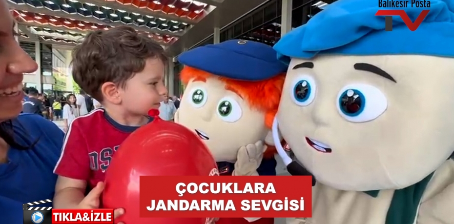 ÇOCUKLARA JANDARMA SEVGİSİ