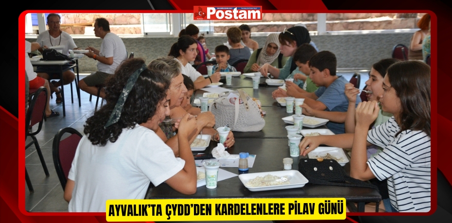 AYVALIK’TA ÇYDD’DEN KARDELENLERE PİLAV GÜNÜ